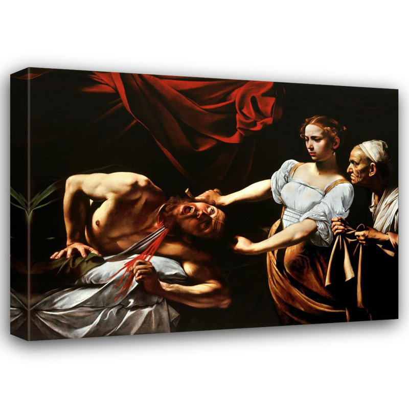 Judith Beheading Holofernes, 13" H x 18" W