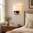 13inch Flush Mounted Wall Sconces with Half-Round Shades