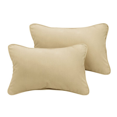Ashish Outdoor Sunbrella Rectangular Pillow Cover & Insert