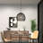 Aracelie 1 - Light Matte Black Dome Pendant-1932446878