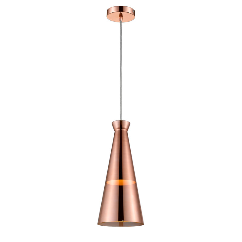 Marine 1 - Light Cone Pendant, Copper