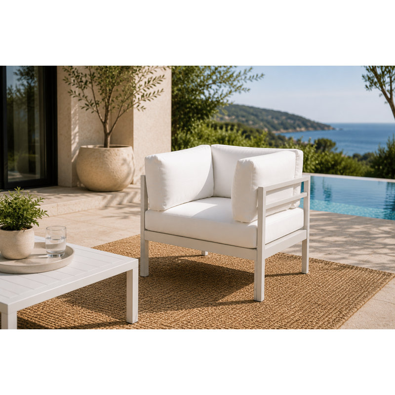 Cloud Chair, Grey, White