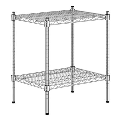 Ridwaan 24'' W Metal Shelving Unit
