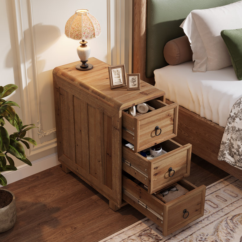 Solid Wood End Table