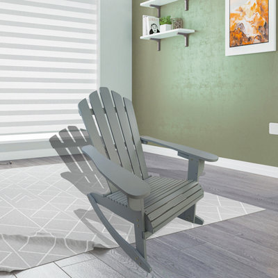 Chaise Adirondack inclinable en bois