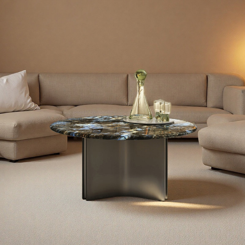 Table basse Luxury, H 14,2 po x L 31,5 po x l 31,5 po
