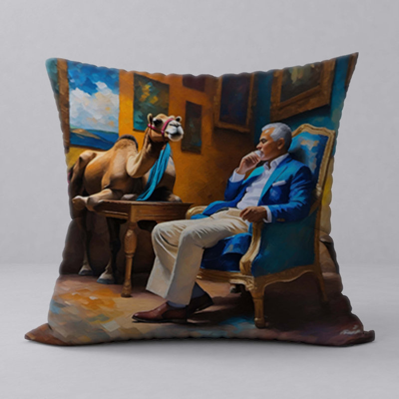 Reversible Throw Pillow