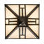 H" Mission" 4 - Light Semi Flush Mount