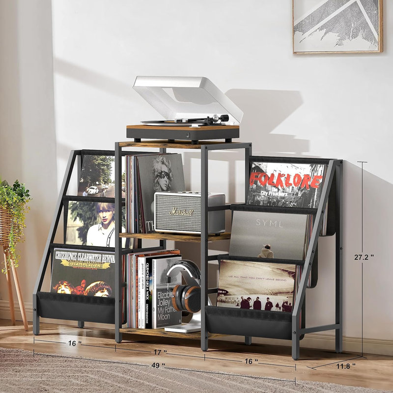 27.2'' H Media Shelves