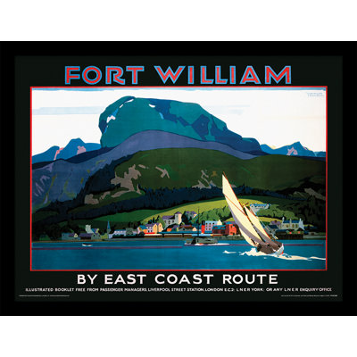 Fort William Sailing Boat by Grainger Johnson - No Frame Memorabilia