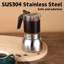 Machine à espresso Stove Top 4 tasses 200 ml