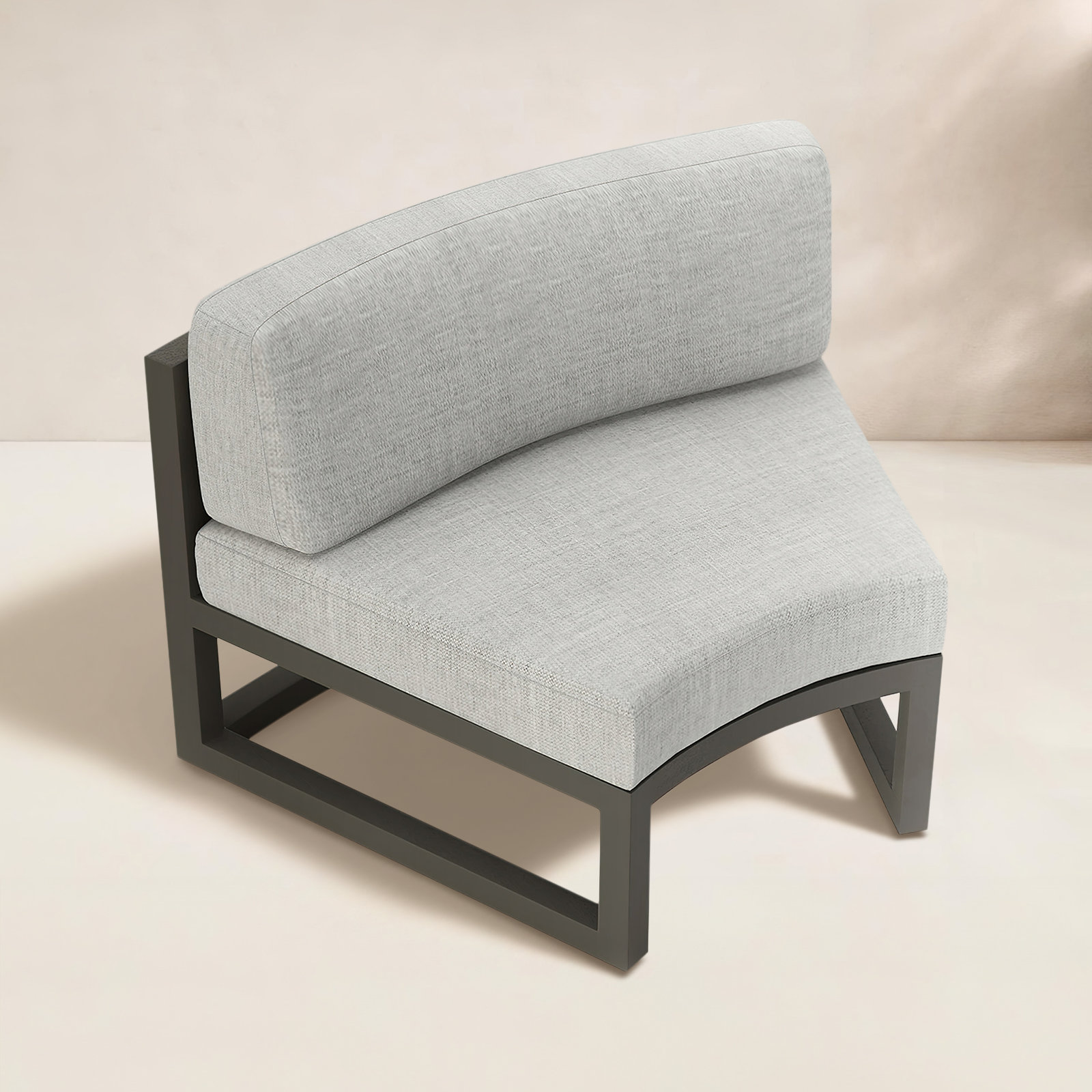 Smith Sunbrella® Patio Lounge Chair, Cast Silver, Slate