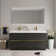 72" Freestanding Double Bathroom Vanity Modern Style Vanity with Integrated Solid Surface Countertop and 2 Sinks, 4 Soft Close Drawers