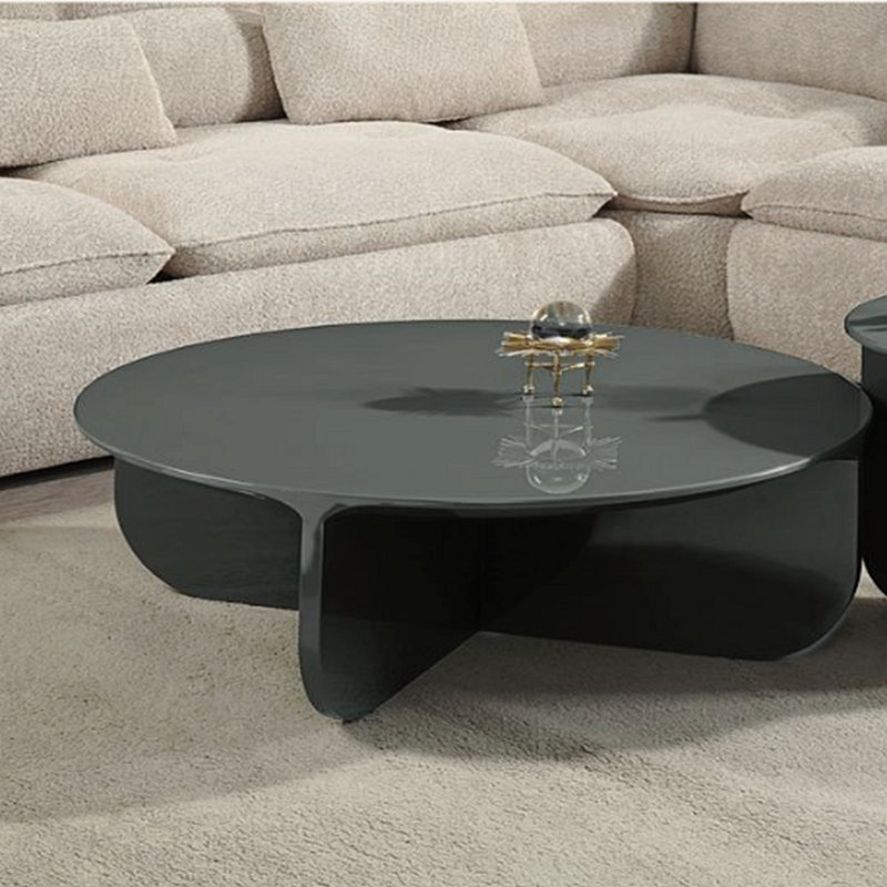 Table basse, Lamond, olive foncé ultrabrillant