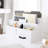 Solid + Manufactured Wood Desk Organizer
