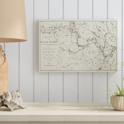«River Thames I», impression sur toile