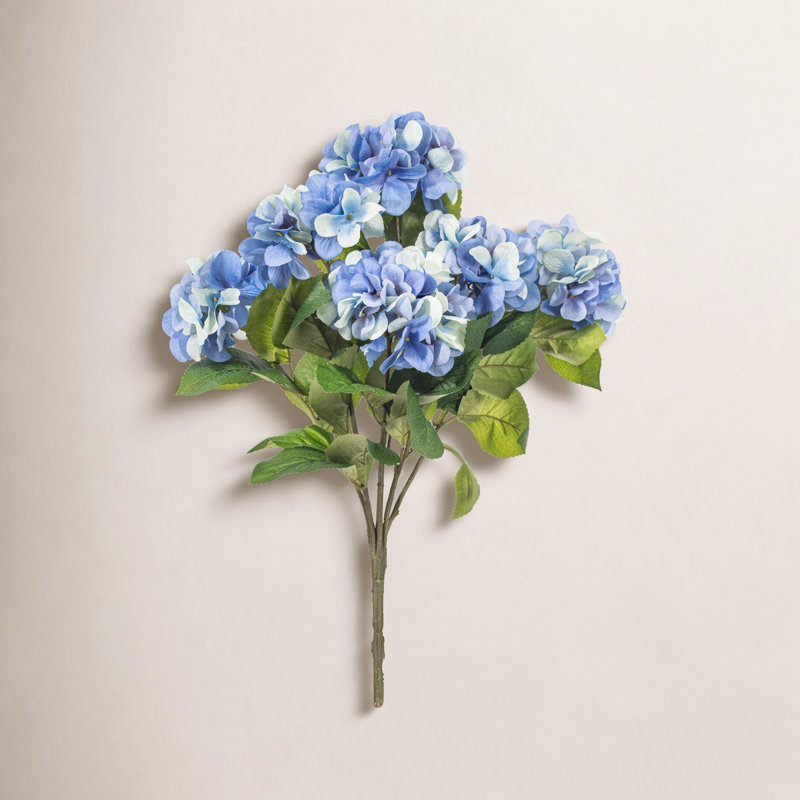 Hortensia artificiel 21 "21", Bleu