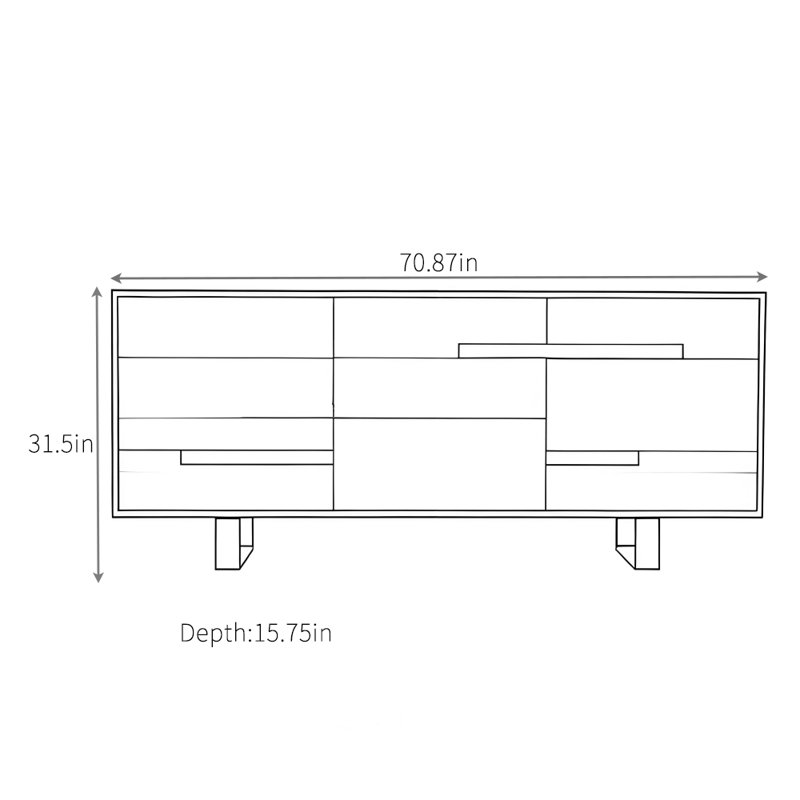 Retro-Style Home Sideboard