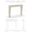Petite French Cast Stone Fireplace Surround-104978934-104978933