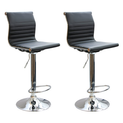 Tabouret de bar rotatif à hauteur ajustable Mellette
