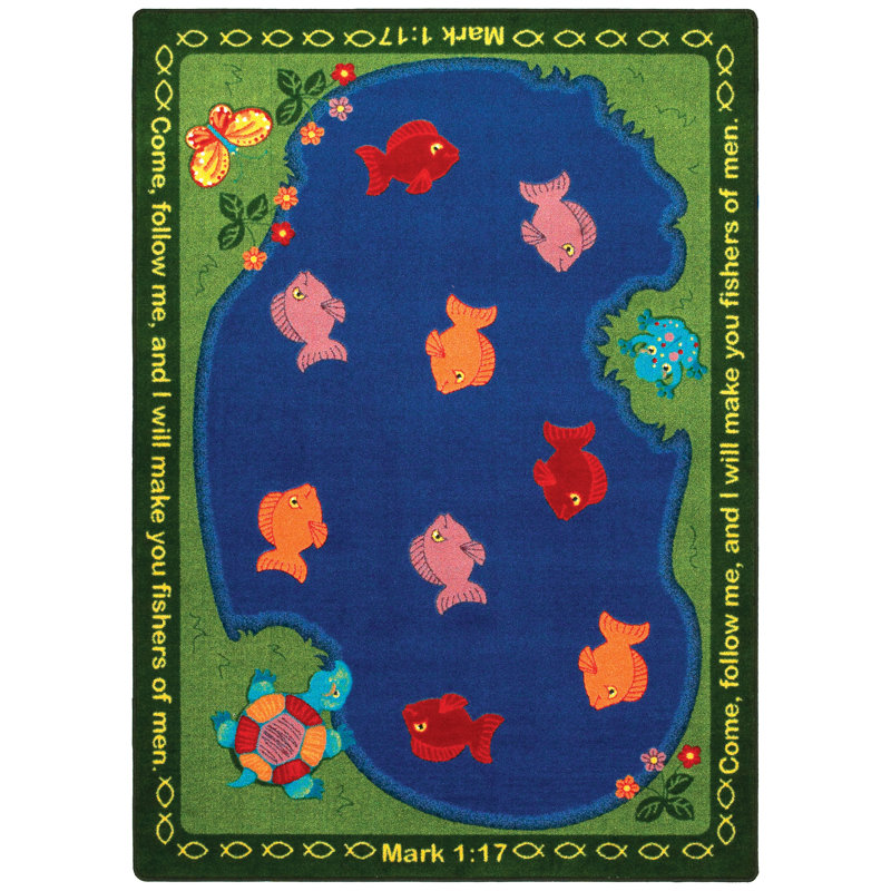 Faith Based Fishers of Men Area Rug, Rectangle 5'4" x 7'8"