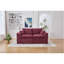 Canapé modulaire modulaire Cloud Couch, canapé moderne Comfy Cloud, 2 places avec housses de coussin Mobilier amovible pour le salon, la chambre à coucher, les dortoirs, aucun assemblage requis-1215335585