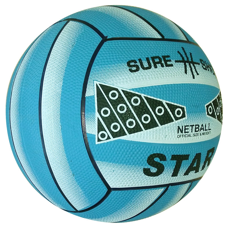 Sure Shot Star Training Netball Blue, Blue, 23cm H x 23cm W x 23cm D
