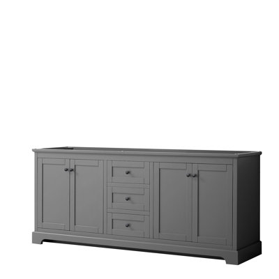 Avery 79'' Double Bathroom Vanity Base Only
