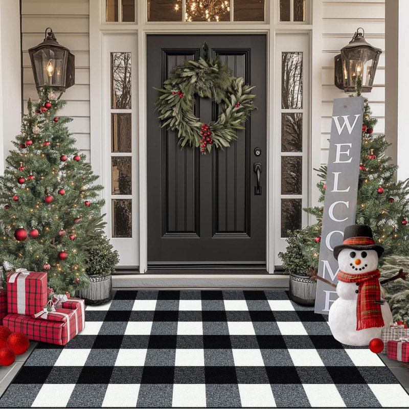 Tapis d'entrée à carreaux Buffalo, Plastique polypropylène, L 32 po x L 48 po