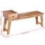 Kelsie Solid Wood Storage Bench