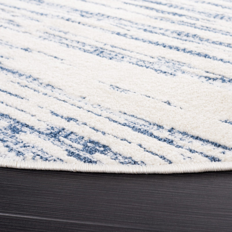 Alamo Performance Abstract Rug, Round 6'7"