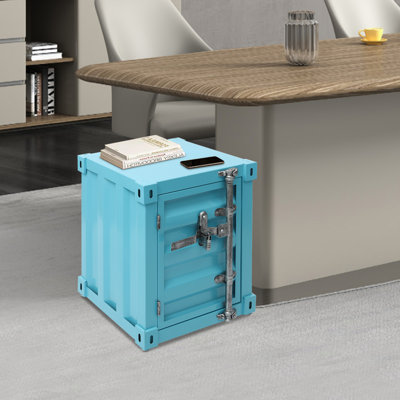 Table d'appoint en fer de style industriel