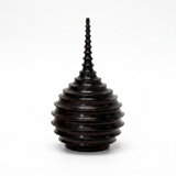 Ebony Wood Collection Wood Jar