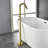 Freestanding Bathtub Faucet Set Single Handle Floor Mount Tub Filler Free Standing Tub Faucet-125588099