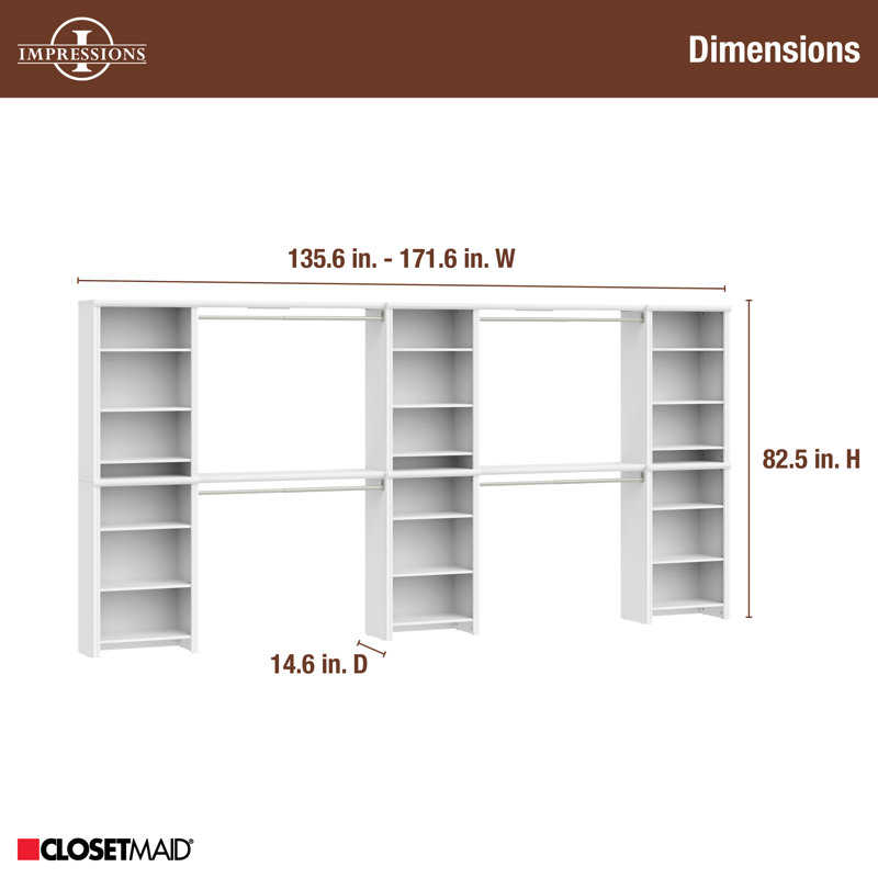 Impressions 25" Triple Tower With Top Shelves