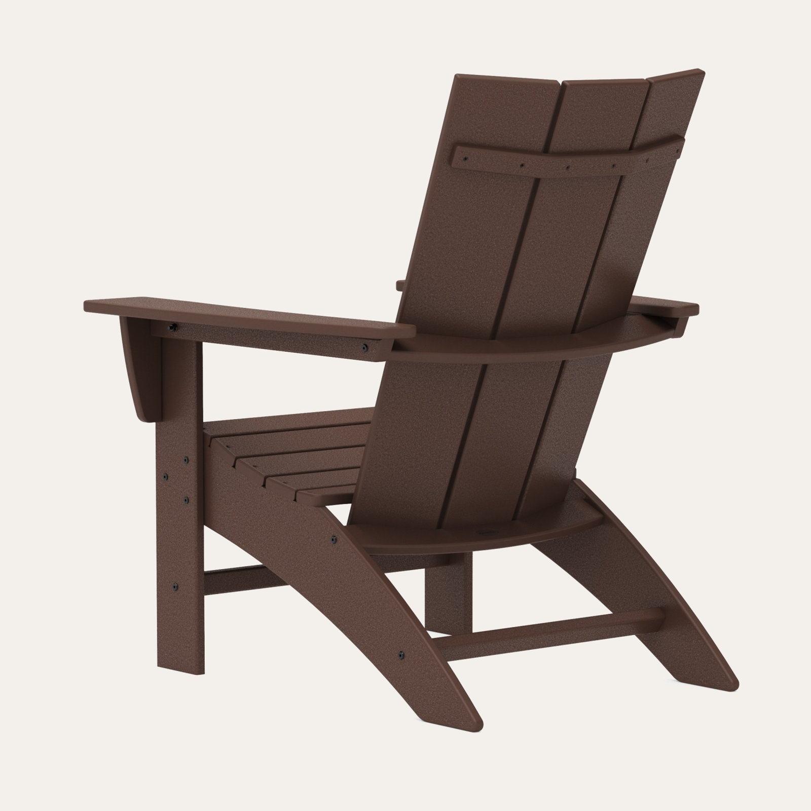 POLYWOOD® Modern Adirondack Chair, Mahogany
