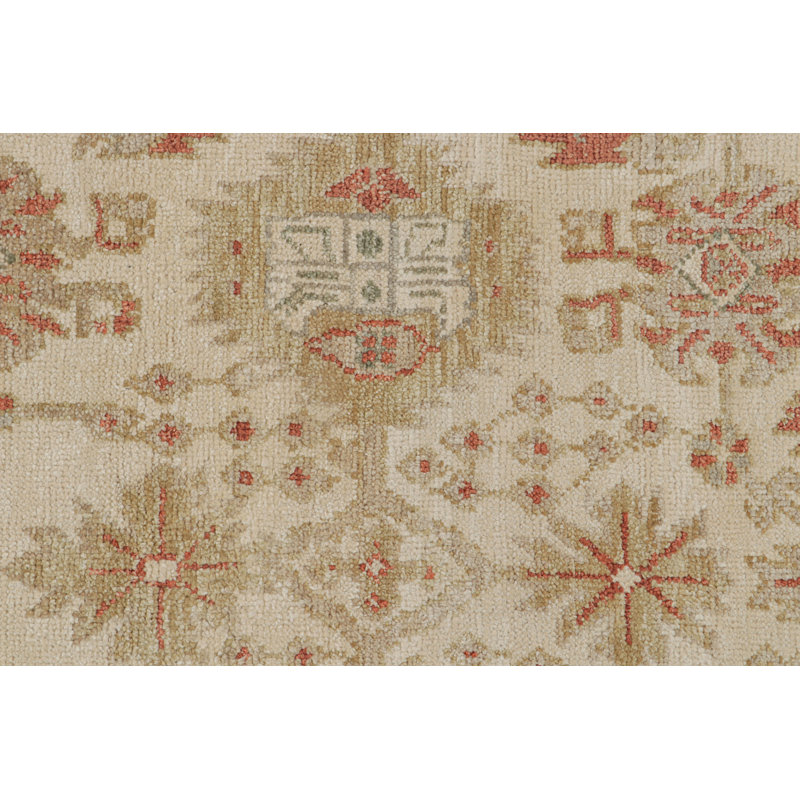 Handmade Silk and Wool Area Rug