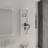 12" Bathroom Wall-Mounted Storage Rack, Float Mounting Design,(Kd-Packing)-1140946215