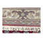 Tapis tribal rouge à motif floral indo-bidar 4 x 6