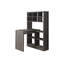 Bureau d'ordinateur en L