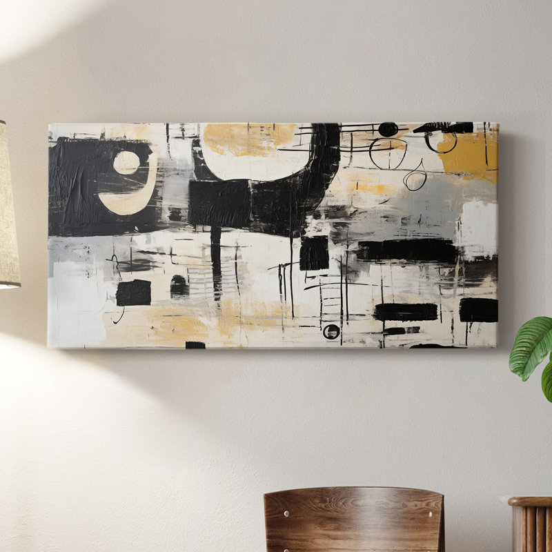 Abstract Series 4 # XXI-Gallery, toile tendue, H 24 po x l 48 po