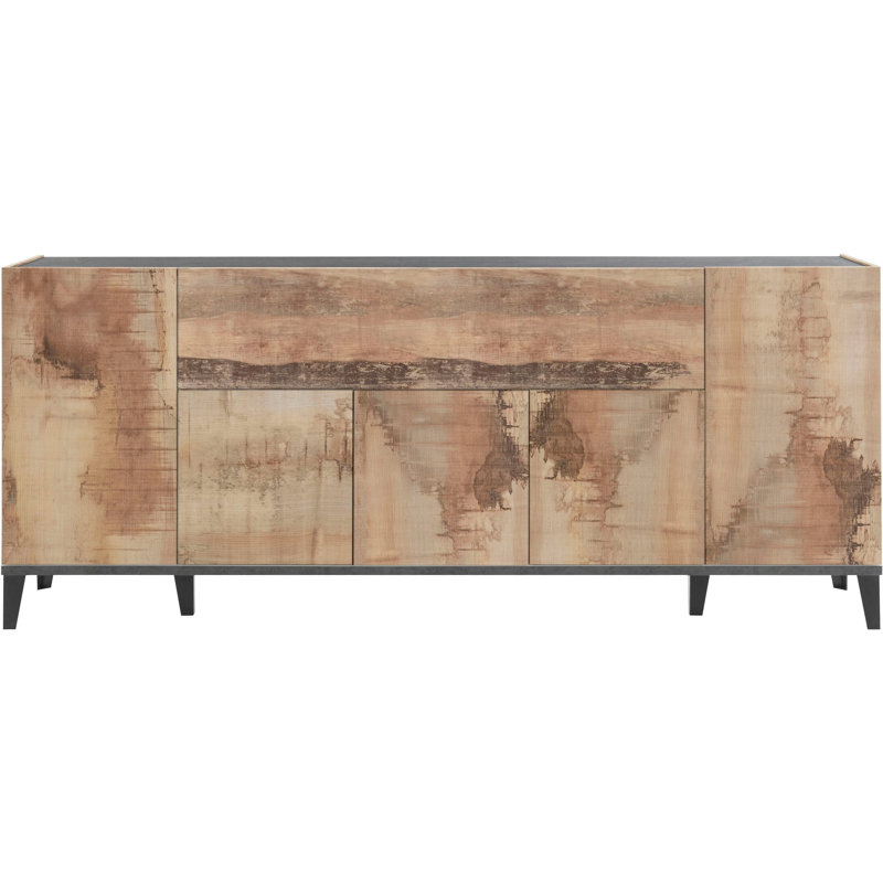 Hodapp 200cm Sideboard, Maple Pereira/Slate