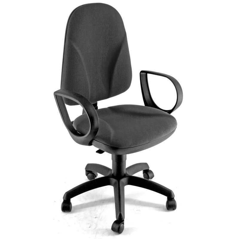 Fiskerton Acrylic Office Chair, Grey