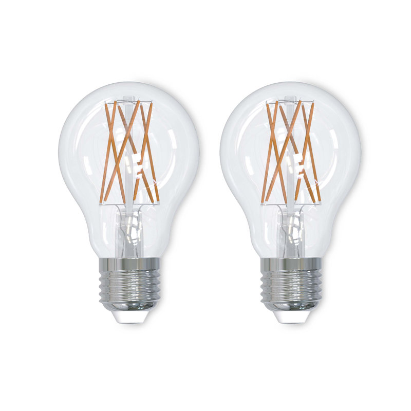 8.5 Watt Dimmable Clear Filament A19 Medium (E26) LED Bulb, 2700