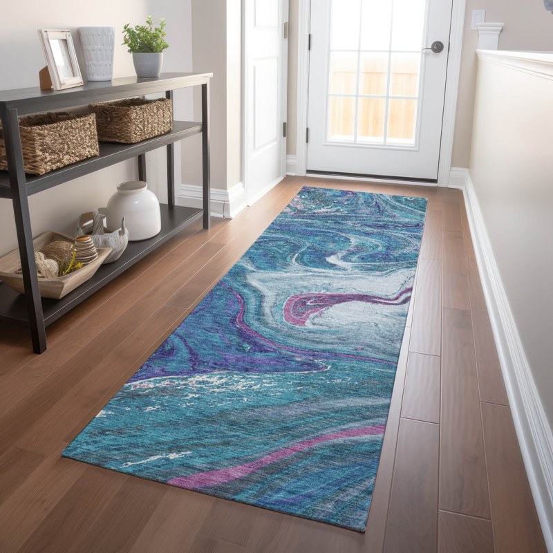  Machine Washable Indoor/Outdoor Chayden ACN1061 Rug, Runner 2'3" x 7'6"