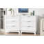 Commode de chambre blanche (ensemble de 2)