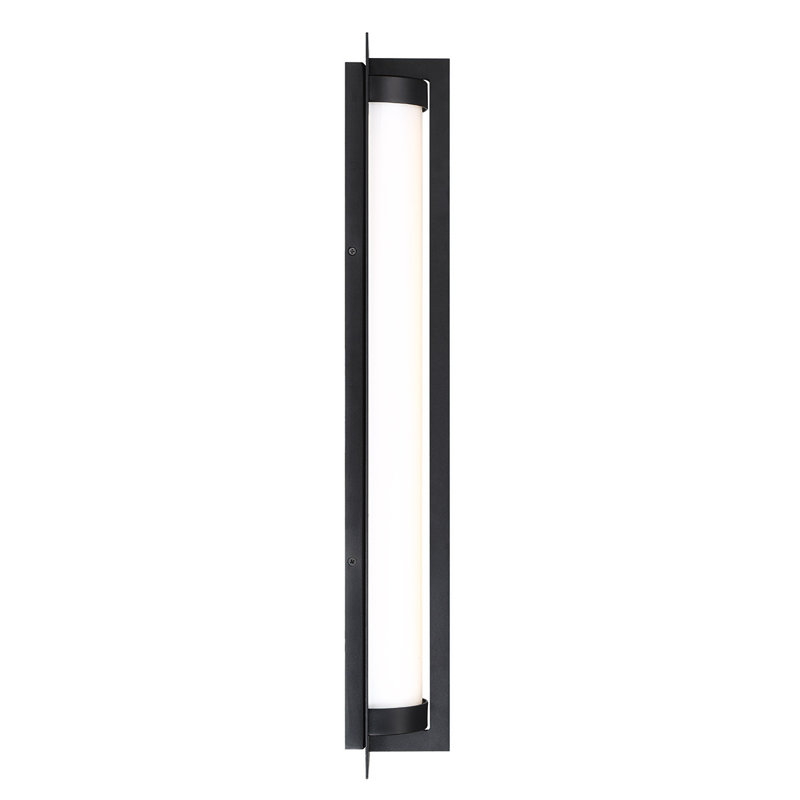 Laffoon LED Outdoor Flush Mount, 6'' W x 3.75'' D x 26'' H