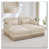 Beige + 2 sièges + 2 repose-pieds