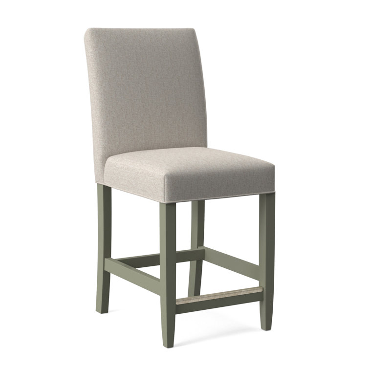 Manhattan Upholstered Counter Stool with Solid Wood Frame