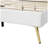 Mikhale Modern Velvet Platform Bed with Tufted Headboard and LED Lights-652577052-623864343